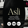 Asli - AJAX Portfolio Elementor WordPress Theme
